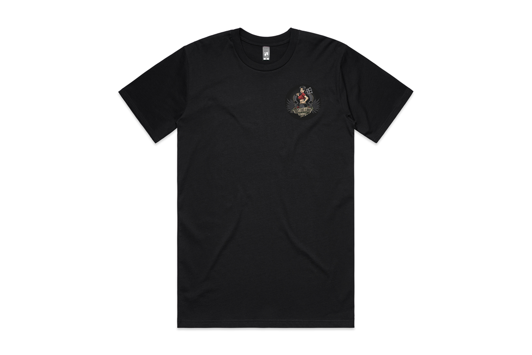Black with Pin Up Girl Logo